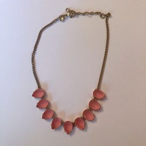 Old Navy | Peach And Gold Statement Necklace